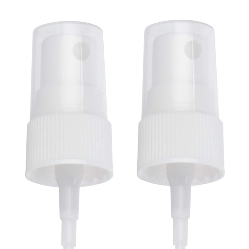 Misting Bottle Fine - 24/410ファインミストスプレーポンプトップ交換品、5.7インチディップチューブ、プラスチック製ノズルカバー付き、エッセンシャルオイル、香水、洗浄用