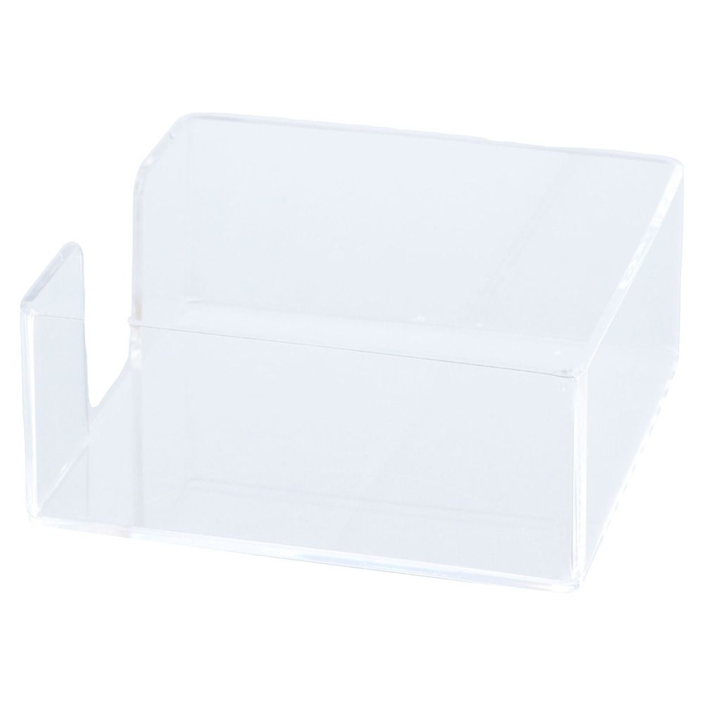 Agar Tissue Culture - 透明な正方形の自立型ナプキンホルダー、卓上自立型ディスペンサー、5.3x5.3x2.16インチ