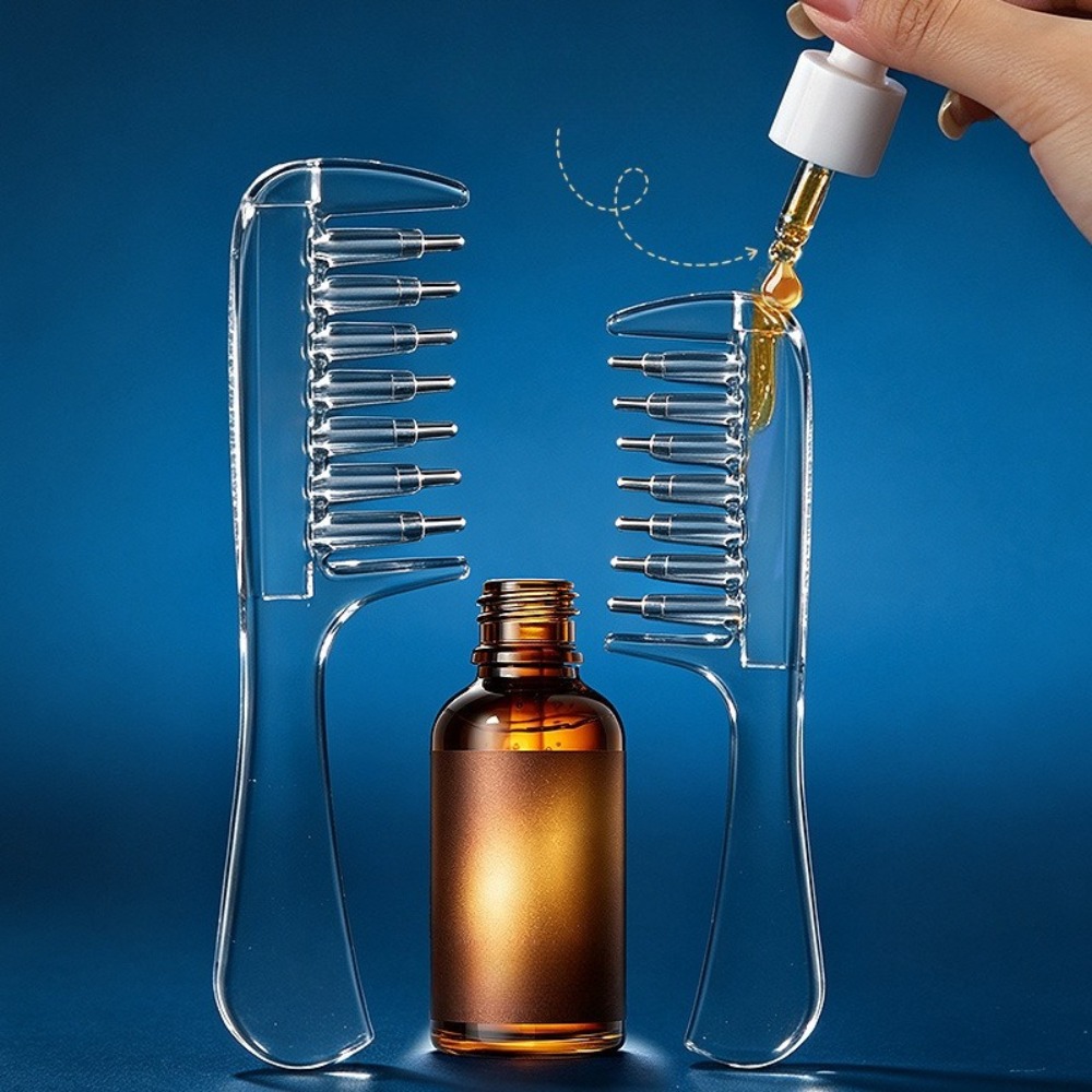 頭皮用アプリケーターマッサージコーム、エッセンシャルオイル用 - Root Stimulator Liquid のレビューと価格