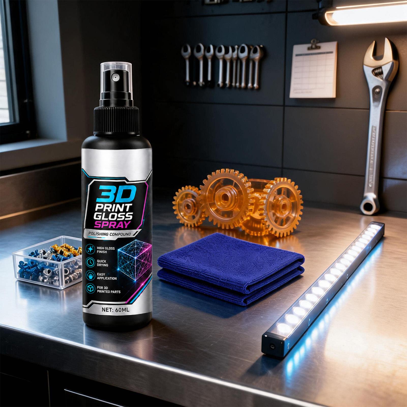 100ml 3Dプリント用グロススプレー、速乾性ファインミス - Misting Bottle Fine のレビューと価格
